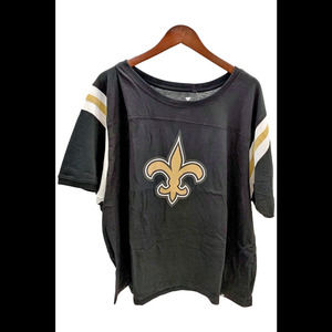 NFL Women's Team Logo Short Sleeve T-Shirt Saints - Regular